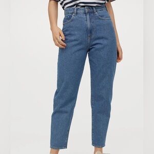 H&M High Rise Ankle Loose Mom Jeans